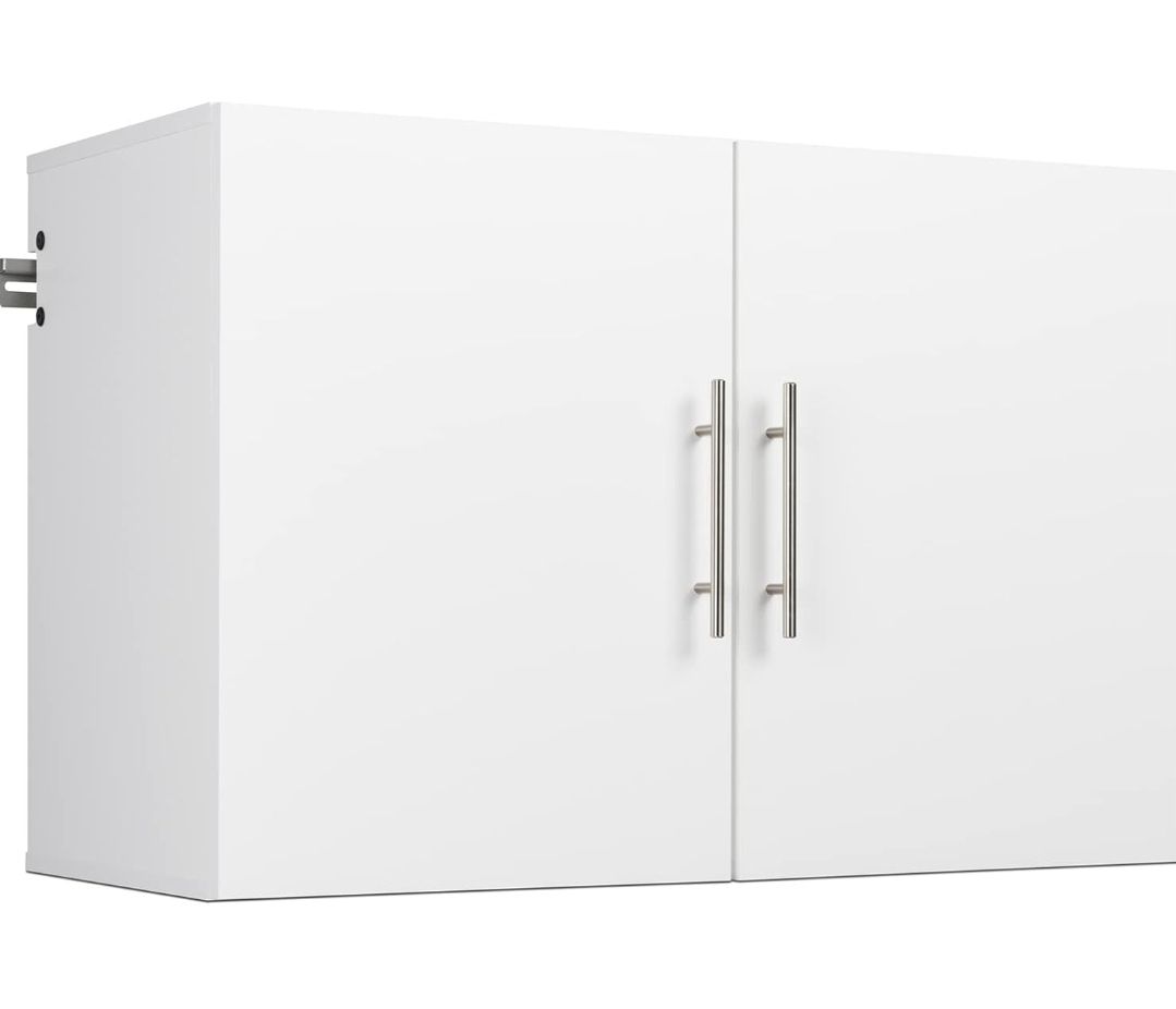 Prepac HangUps Upper Storage Cabinet - Elegant and Spacious Wall Cabinets to