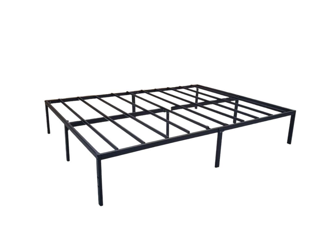 Queen Size 14in. Metal Platform Bed Frame NO BOX SPRING NEEDED
