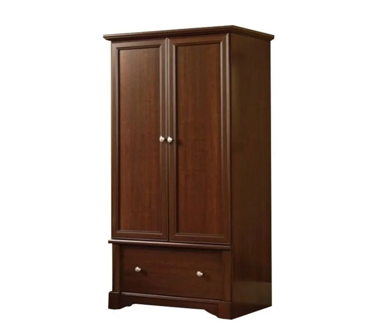 Sauder Palladia Armoire, Select Cherry Finish