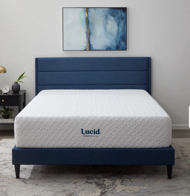 Lucid Comfort Collection 14-inch Gel Memory Foam Mattress - King