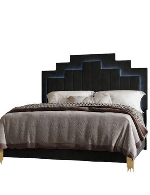 Empire King Size Bedframe With lED Light Headboard