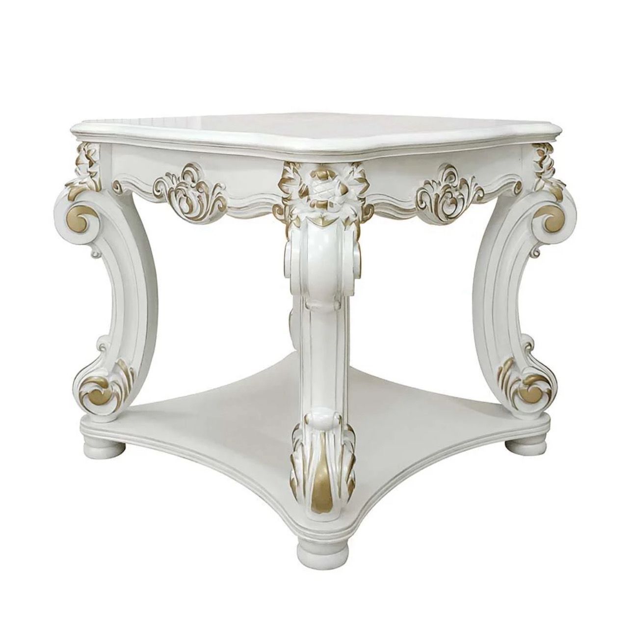 End Table - Antique Pearl Finish by ACME