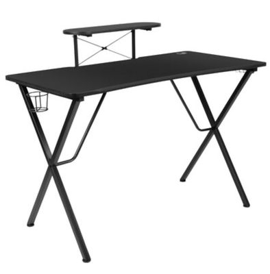 51.5-in Black Modern/Contemporary Gaming Desk Flash Furniture