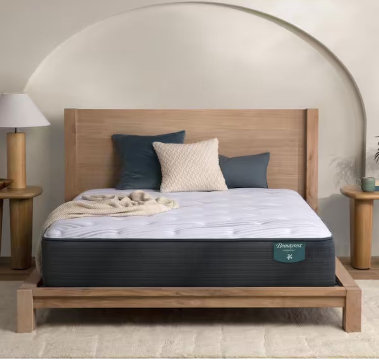 Beautyrest Harmony Cypress Bay Queen Medium 13.25 in. Mattress
