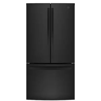 GE 24.7 cu. ft. French Door Refrigerator in Black, ENERGY STAR