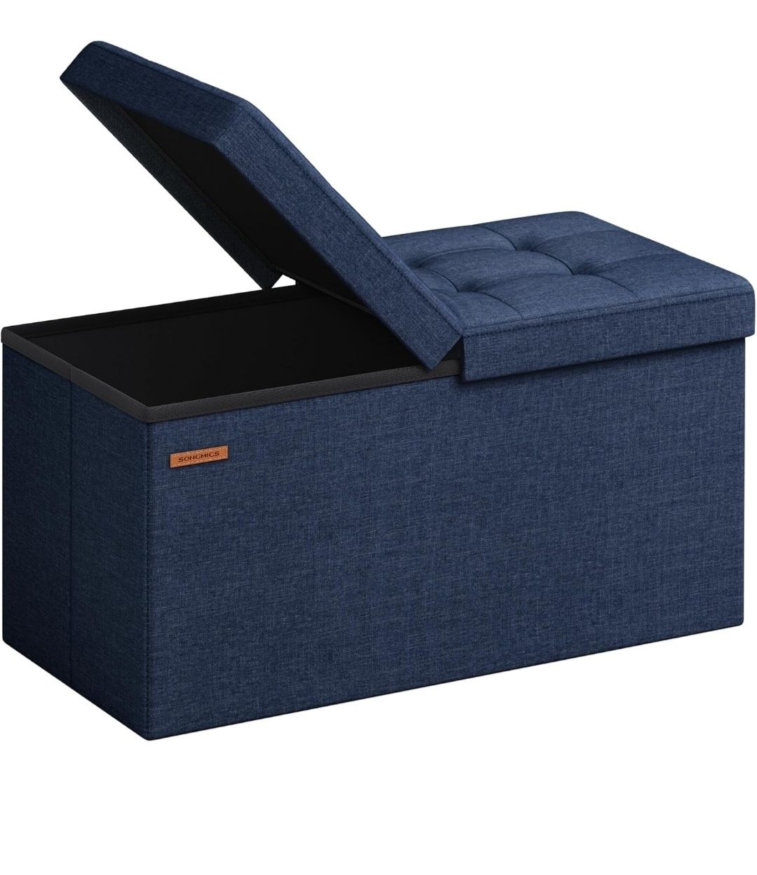 Storage Ottoman Bench with Storage Bins, 30-In Storage Bench for Bedroom End of Bed