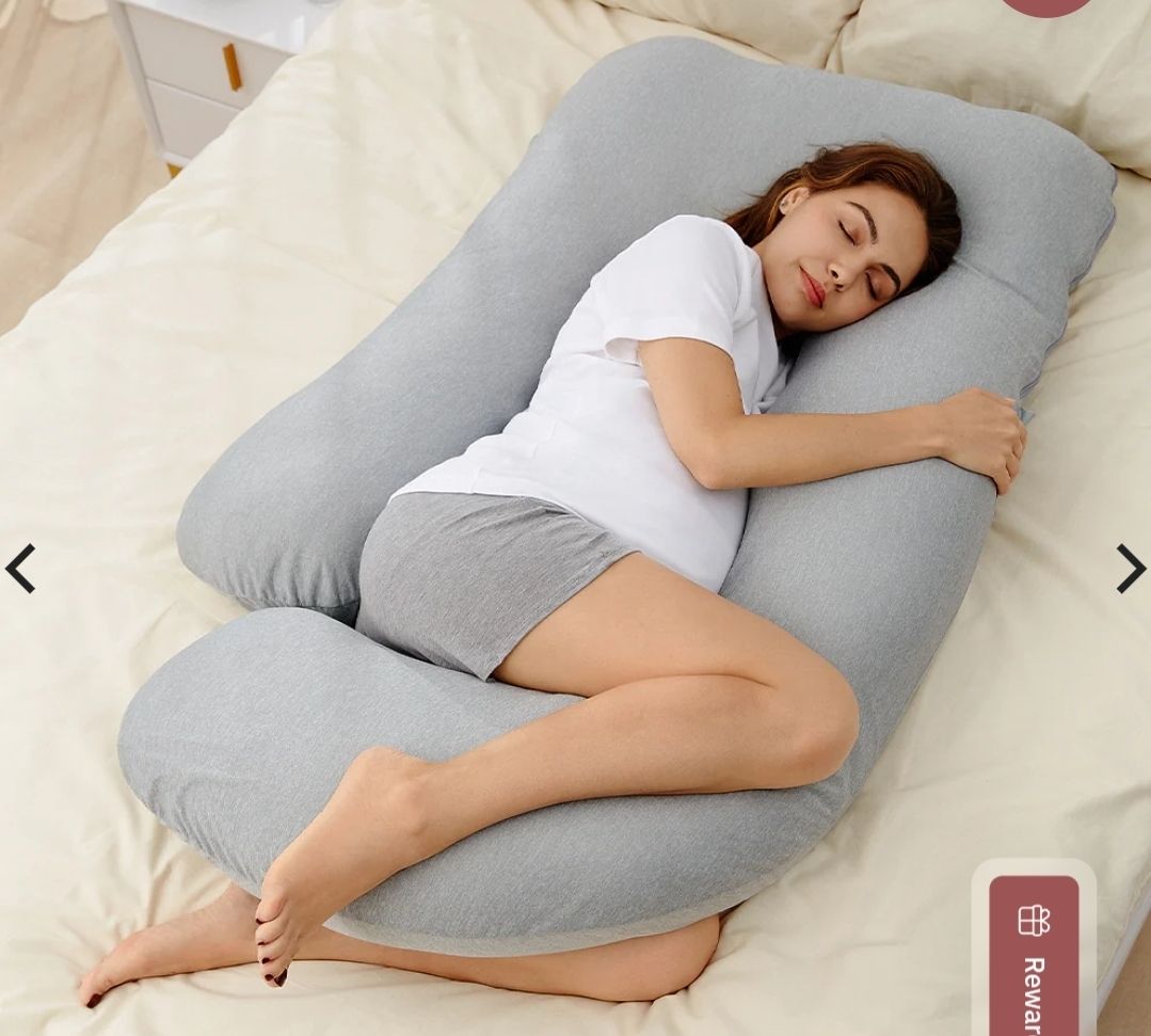 Velvet Huggable - U Shaped Maternity Body Pillow