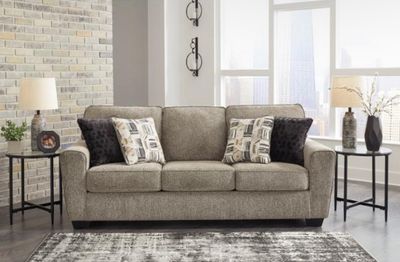 Ashley Furniture Mccluer Sofa With Throw Pillows Ashley Furniture Mccluer Sofa With Throw Pillows