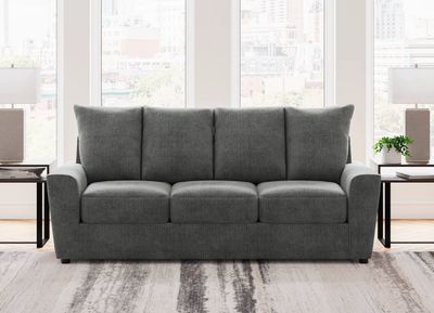 Ashley Stairatt Stationary Sofa in Gravel Ashley Stairatt Stationary Sofa in Gravel