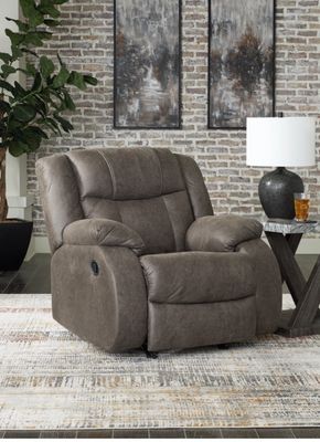 First Base Manual Recliner /Rocker By Ashley Design