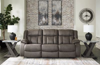 First Base Manual Reclining Sofa By Ashley design