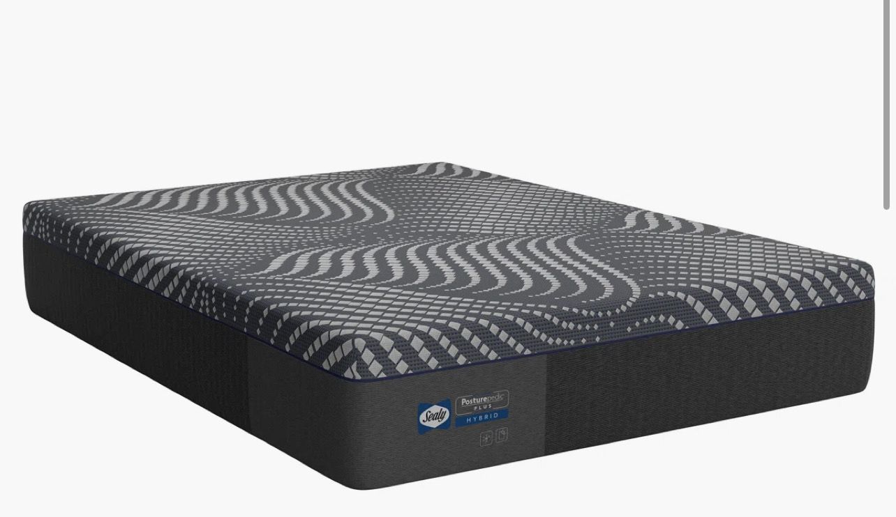 Queen Size Sealy Brenham 13.5 Queen Size Sealy Brenham 13.5" Soft Hybrid Mattress