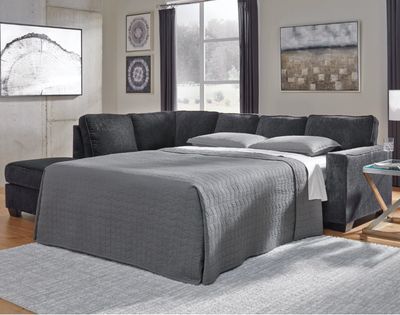 Altari 2-Piece Sleeper Sectional with Chaise With Full Size Pull Out Mattress