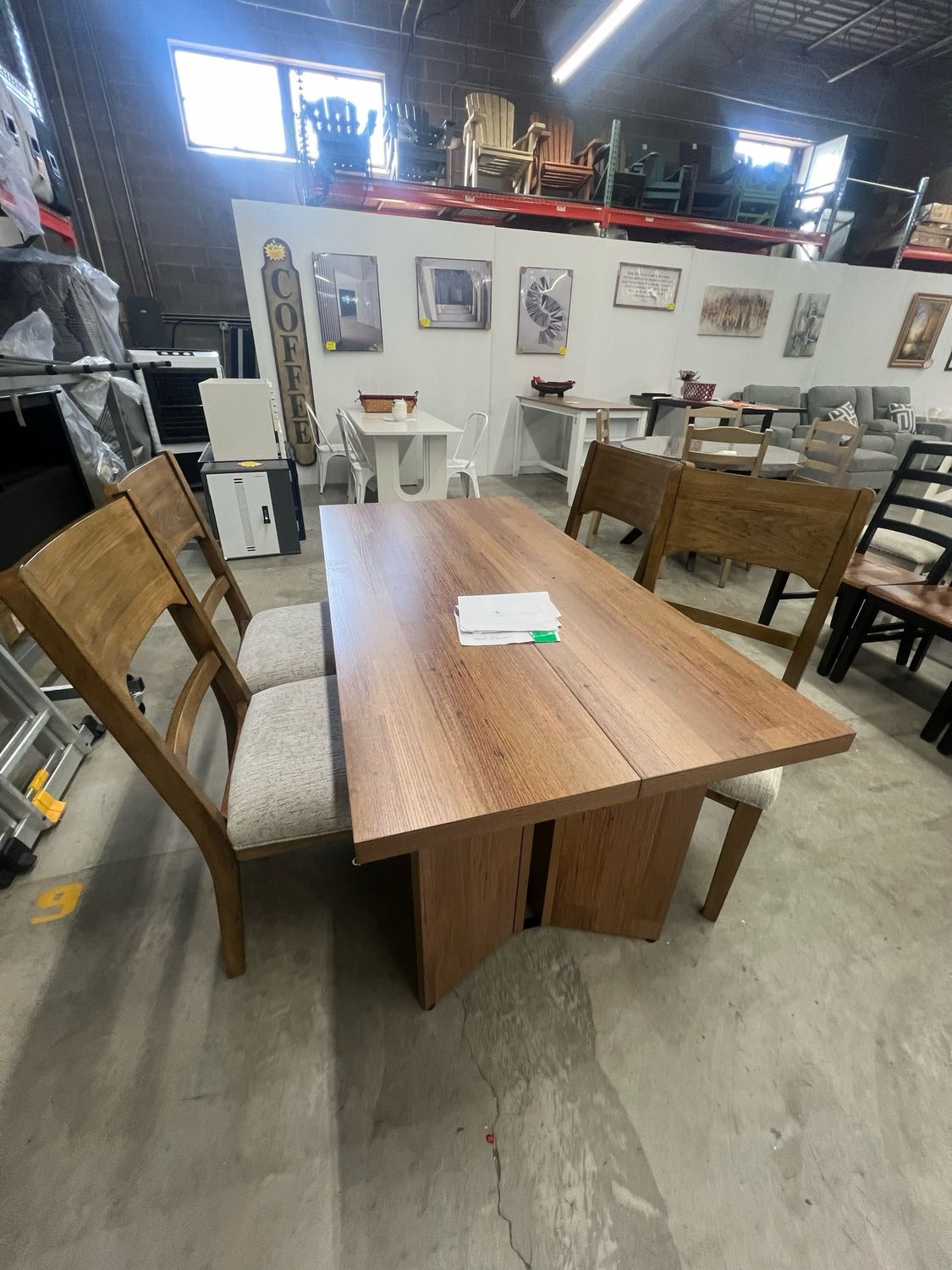 5 piece Dining Set With Solid Wood upholstered Chairs By Ashley Signature Design
