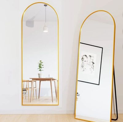 Full Length Floor Mirror 59.1 Full Length Floor Mirror 59.1"x16" Full Body Standing Mirror,Gold