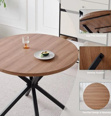 5 PC Dining Chairs Set of 4, Modern Upholstered Kitchen Chair Fabric With Table