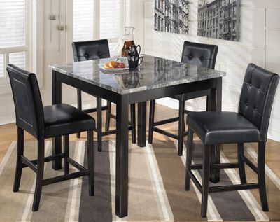 Maysville Counter Height Dining Table and 4 Bar Stools By Ashley Design Maysville Counter Height Dining Table and 4 Bar Stools By Ashley Design