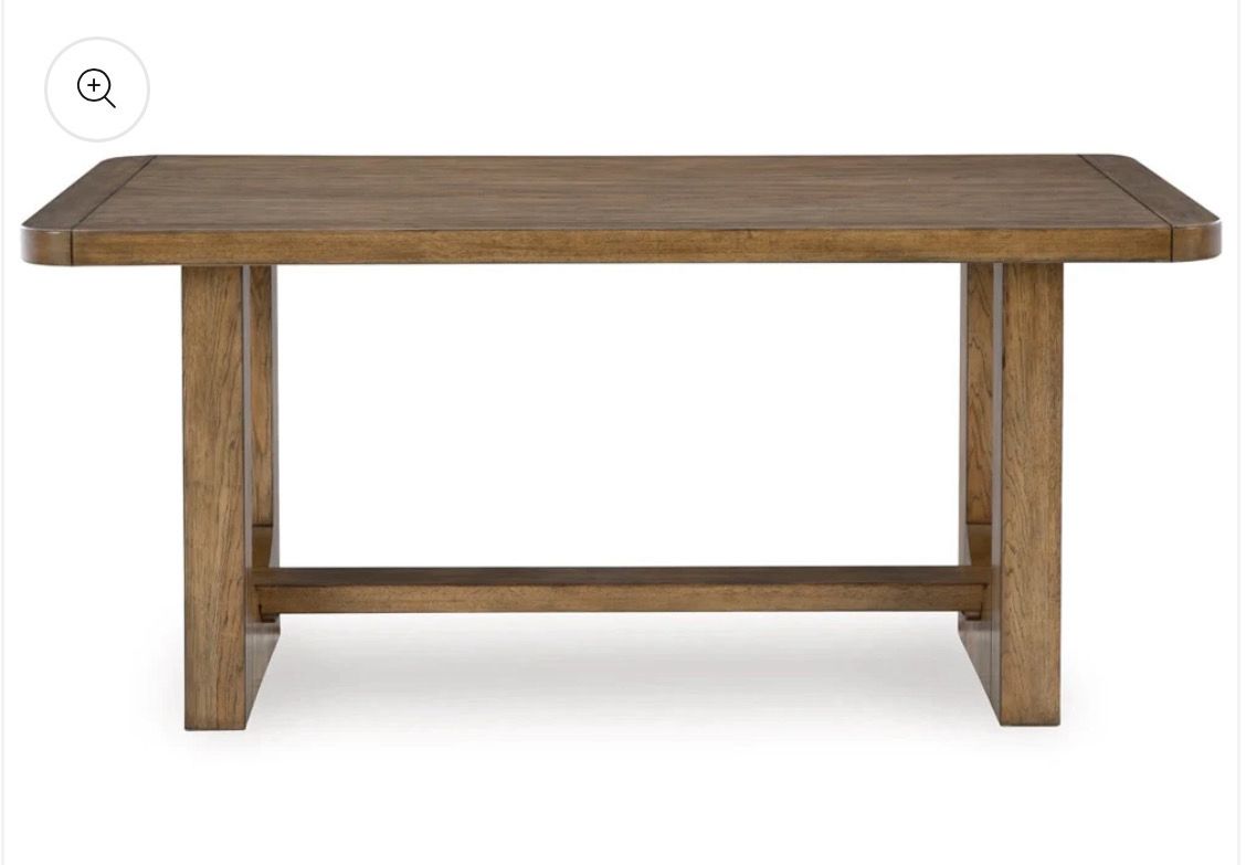 Signature Design by Ashley - Cabalynn Rect Dining Room Counter Table in Light Brown