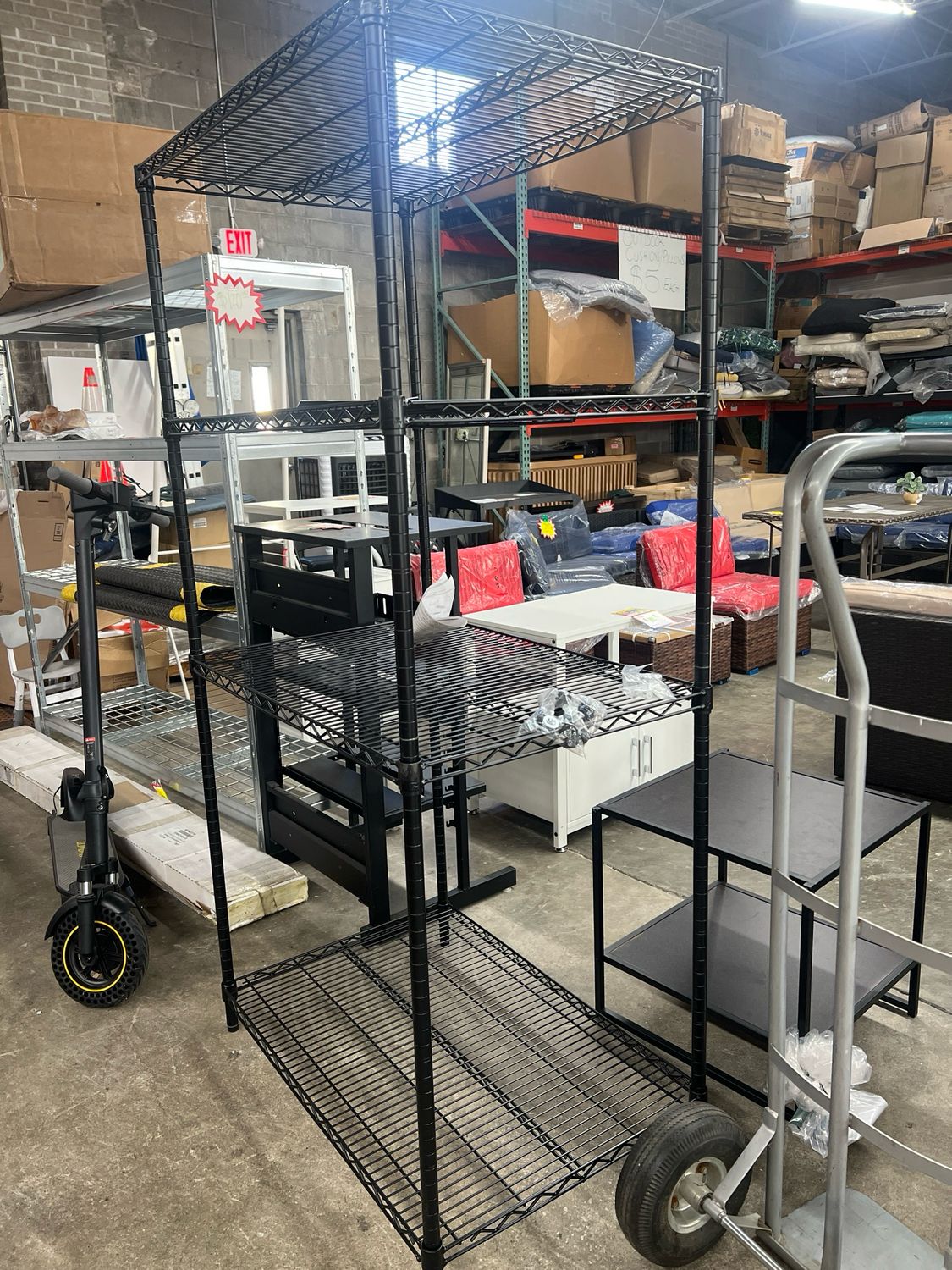 4 Tier Storage Shelf Metal For Multipurpose Use 4 Tier Storage Shelf Metal For Multipurpose Use