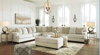 Rawcliffe 4-Piece Sectional with Ottoman