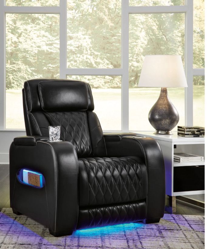 Boyington Dual Power Leather Recliner By Ashley Boyington Dual Power Leather Recliner By Ashley
