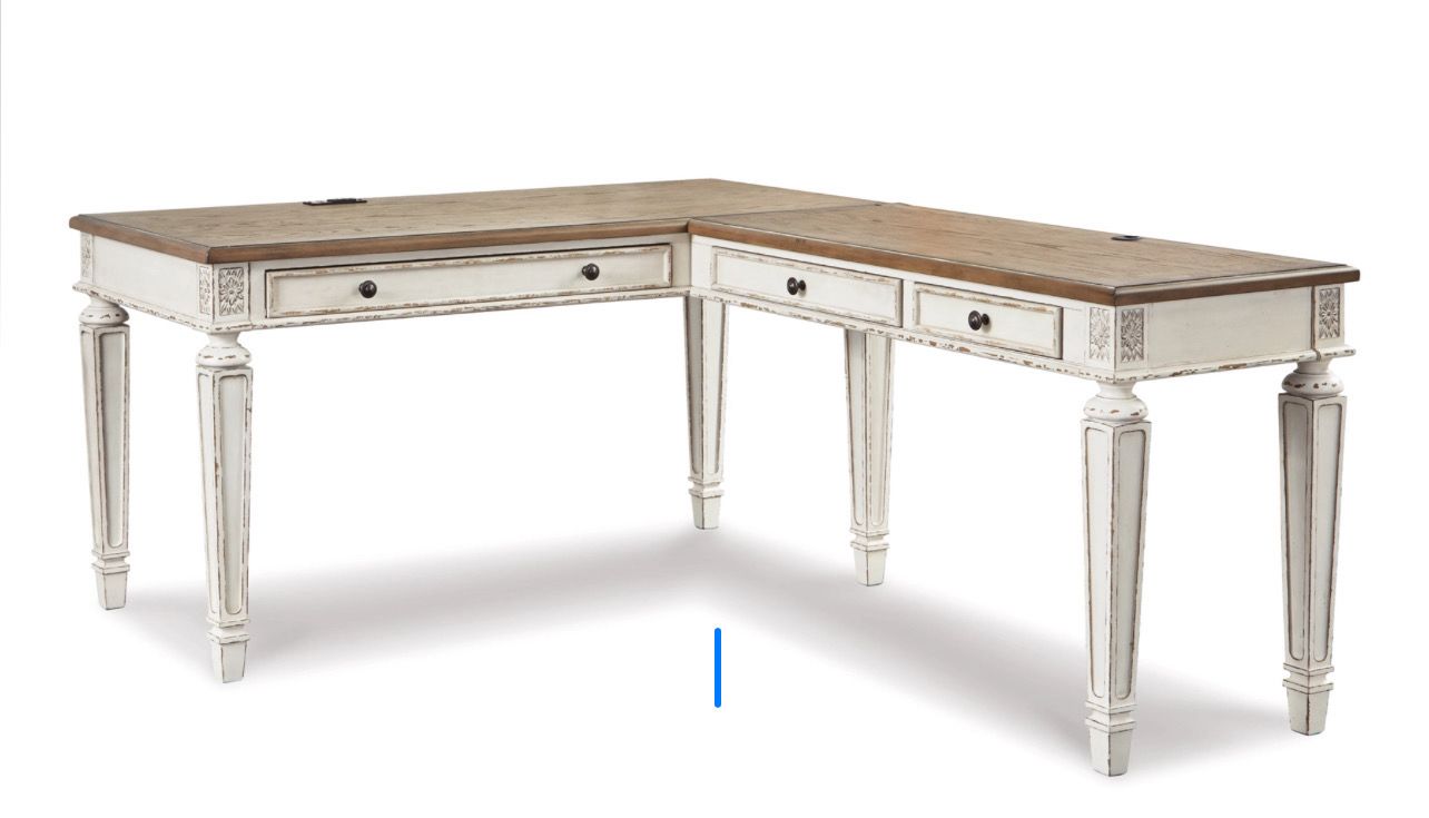 Realyn 60 Realyn 60" L-Shaped Home Office Desk with USB Charging