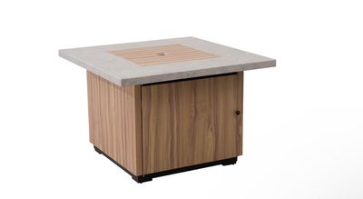 AmberCove 38-in W-BTU Brown Portable Tabletop Steel Propane Gas Fire Pit Table AmberCove 38-in W-BTU Brown Portable Tabletop Steel Propane Gas Fire Pit Table