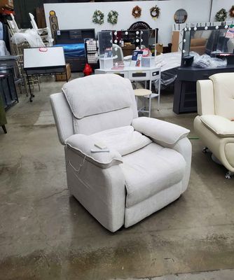 Electric Power Recliner with 7-Zone Support, One-Touch Memory Remote & Quiet Motor for Living Room