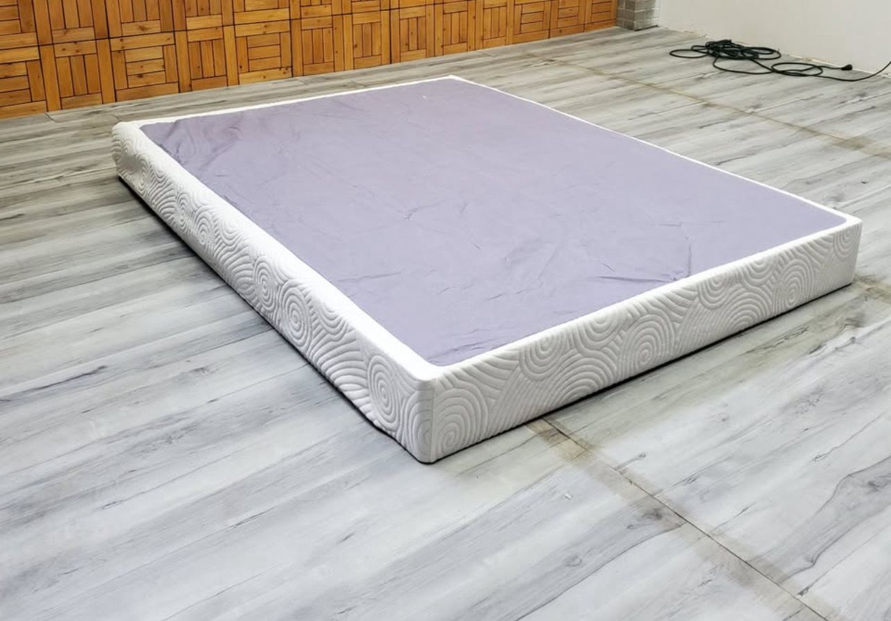 Full Size 10 Inch  Metal Smart Box Spring Mattress Foundation