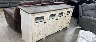 Bolanburg Two-tone 74" TV Stand by Ashley