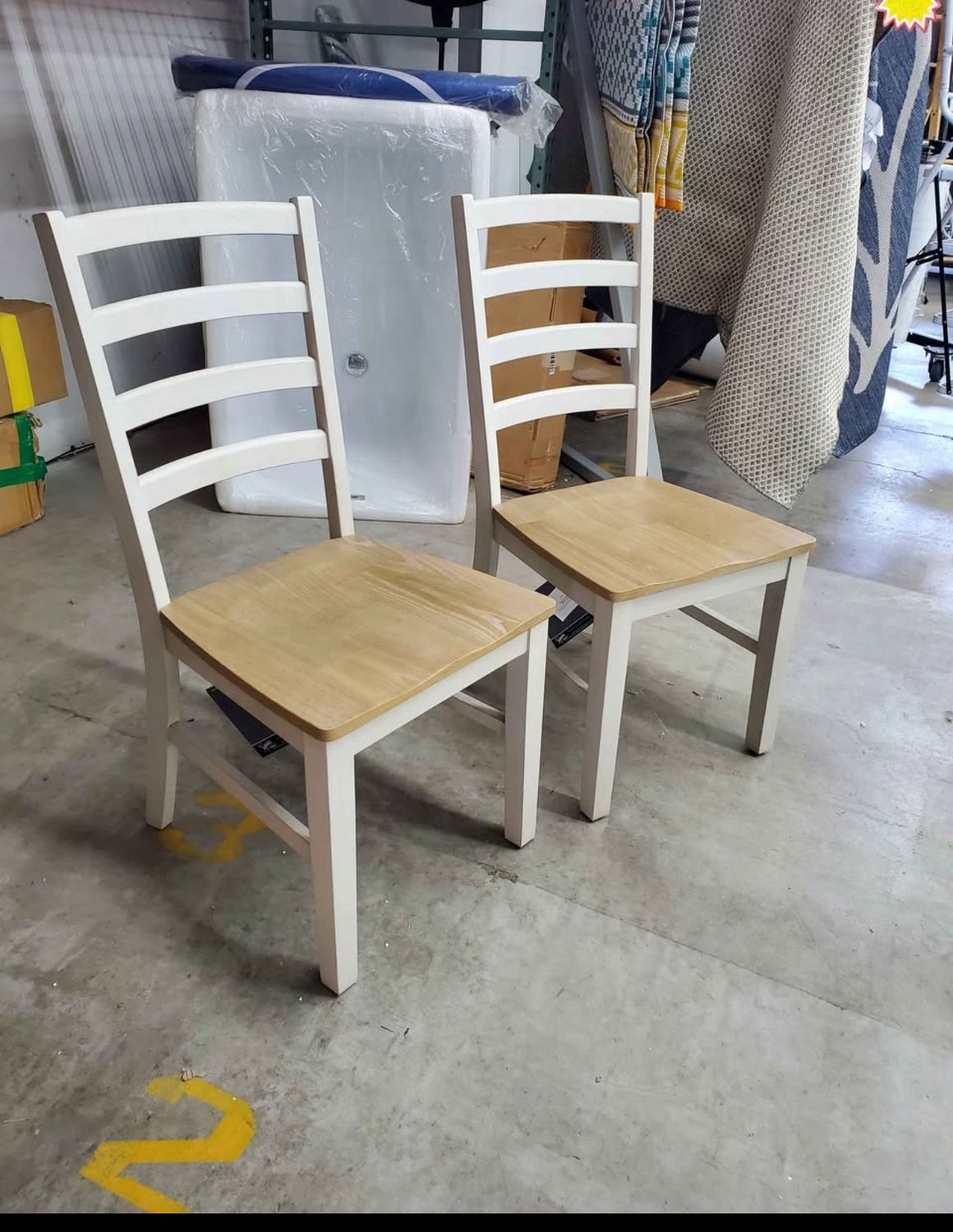 2 Dining/ Accent Chairs,Purlaney Antique White/Natural
