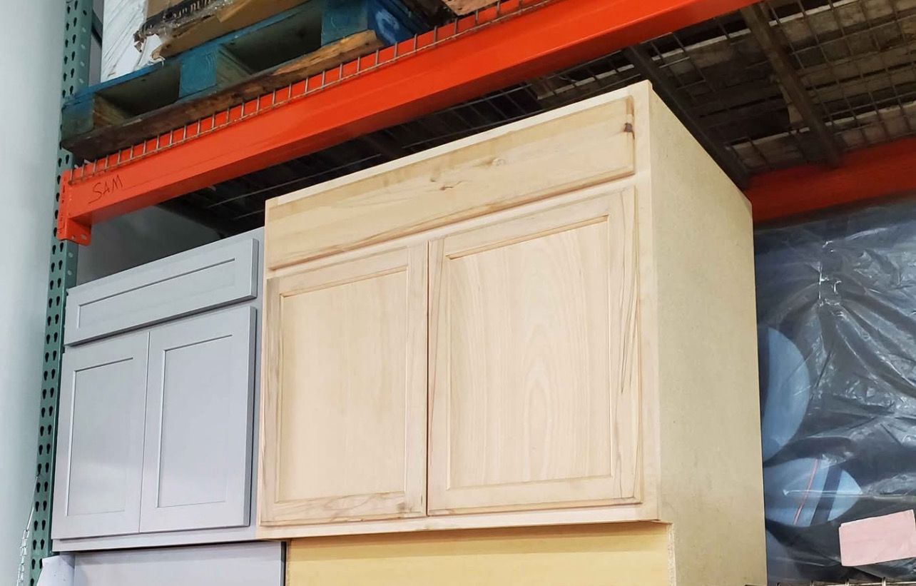 Sink Base Kitchen Cabinet in Unfinished Recessed Panel 36 in. W x 24 in. D x 34.5