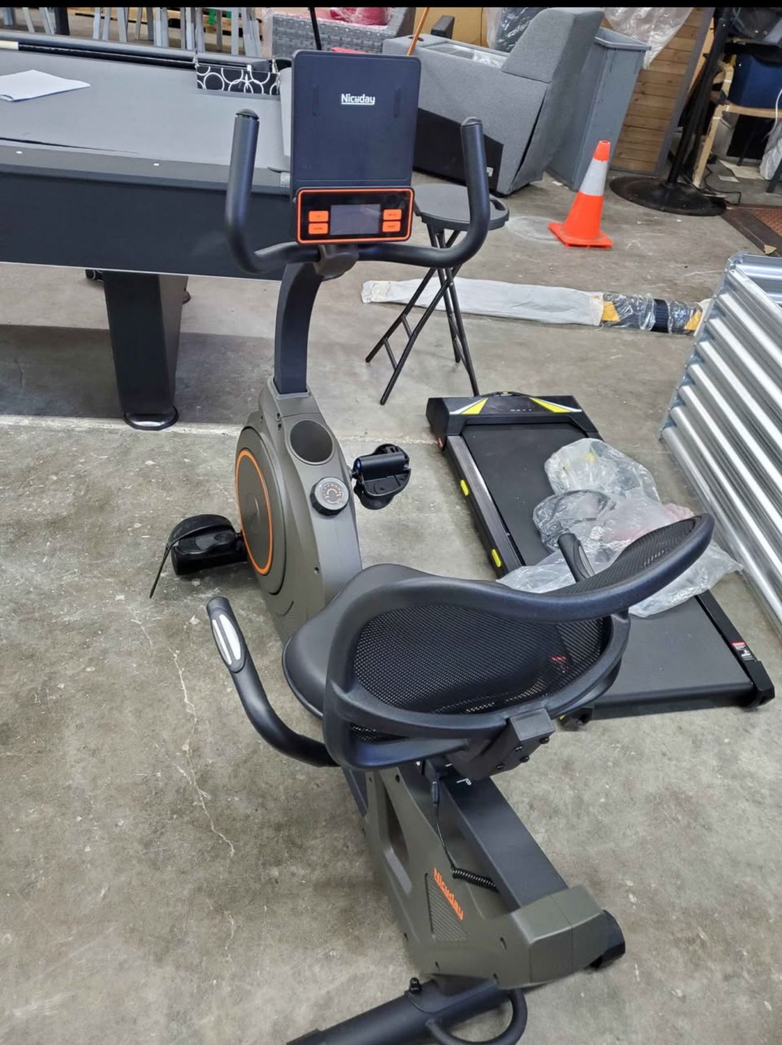 Recumbent Exercise Bike Magnetic Stationary Bike 400LBS Weight Capacity,