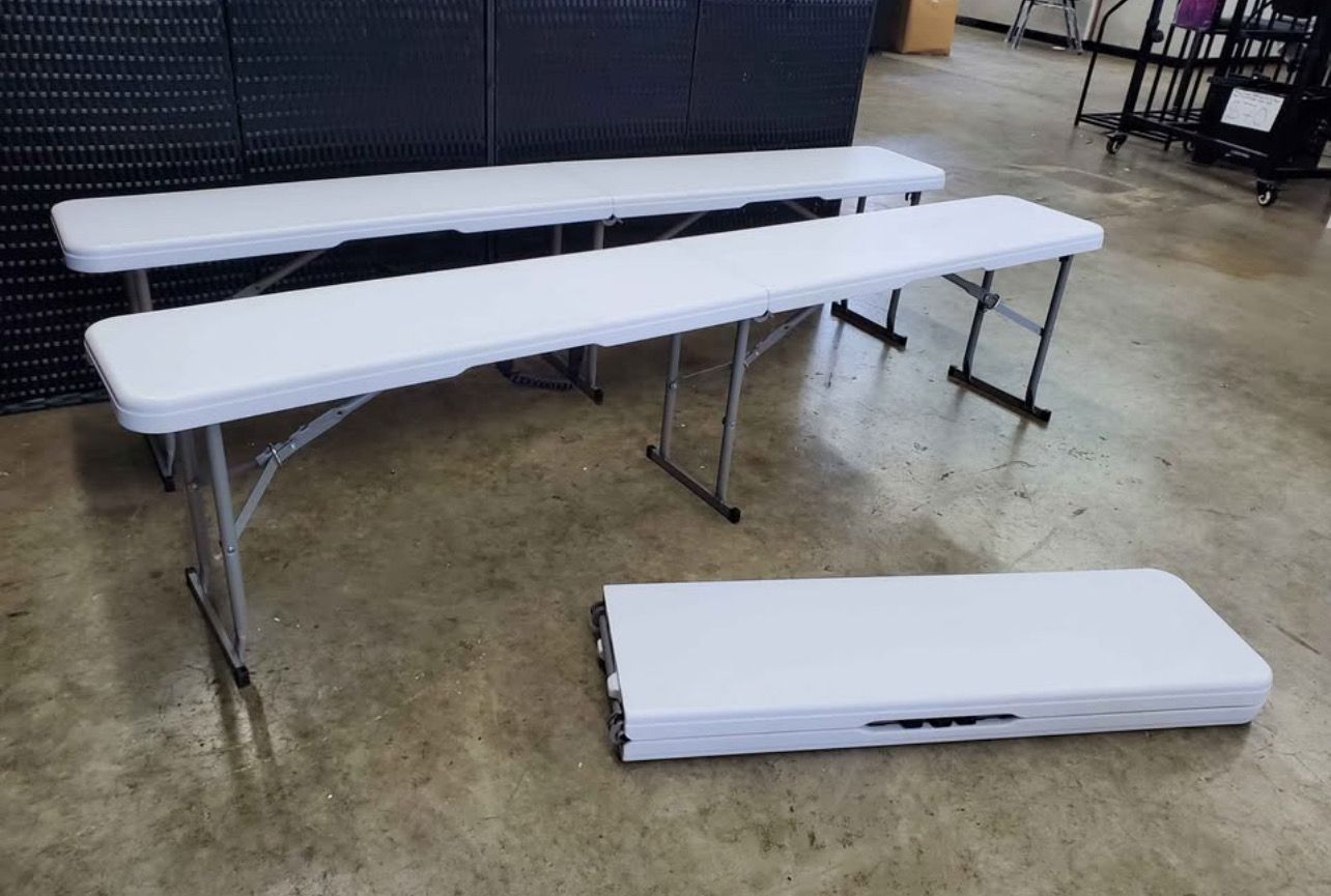 6FT Folding Bench for Soccer, Picnic, Camping, Party, Garden