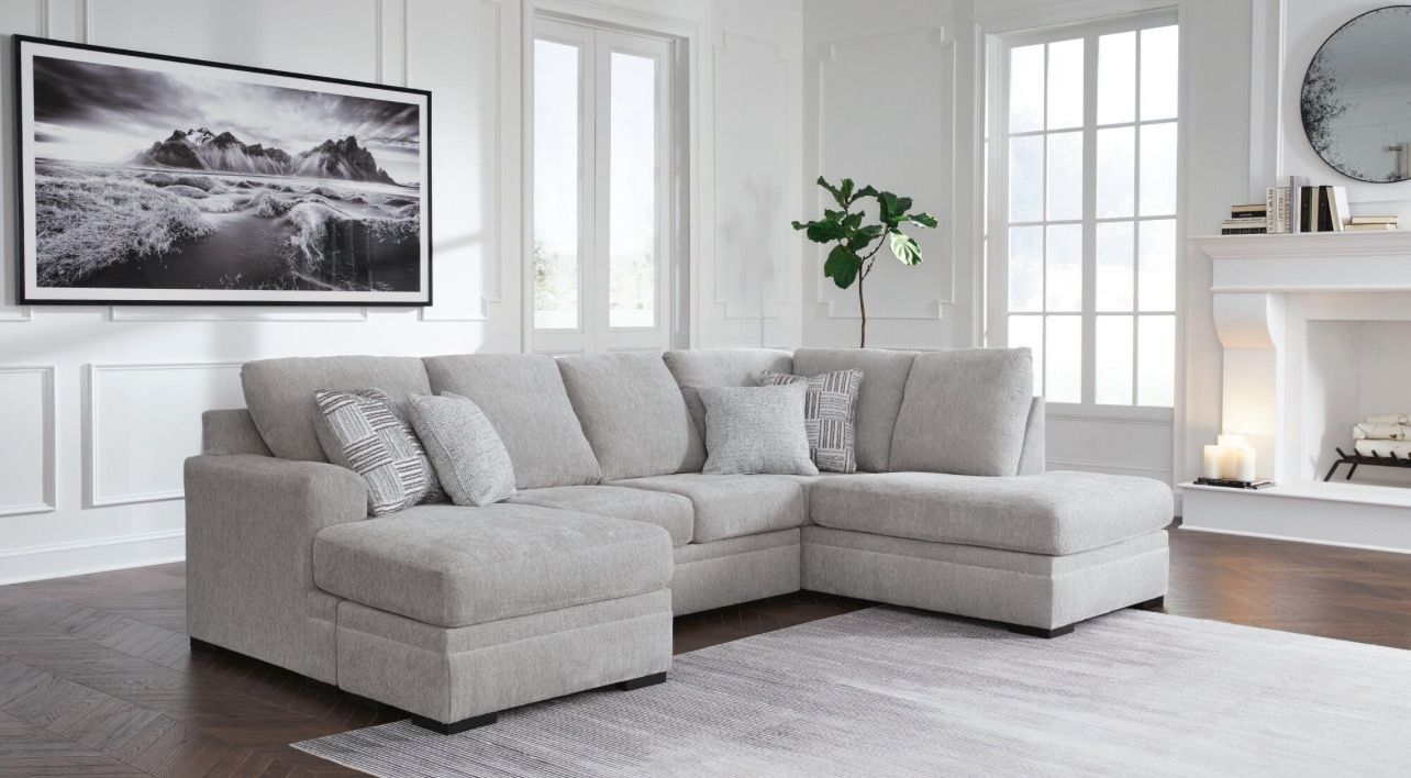 Gabyleigh 2-Piece Ashley Sectional with Chaise - 124 Gabyleigh 2-Piece Ashley Sectional with Chaise - 124" W x 86" D x 40" H - Right Facing