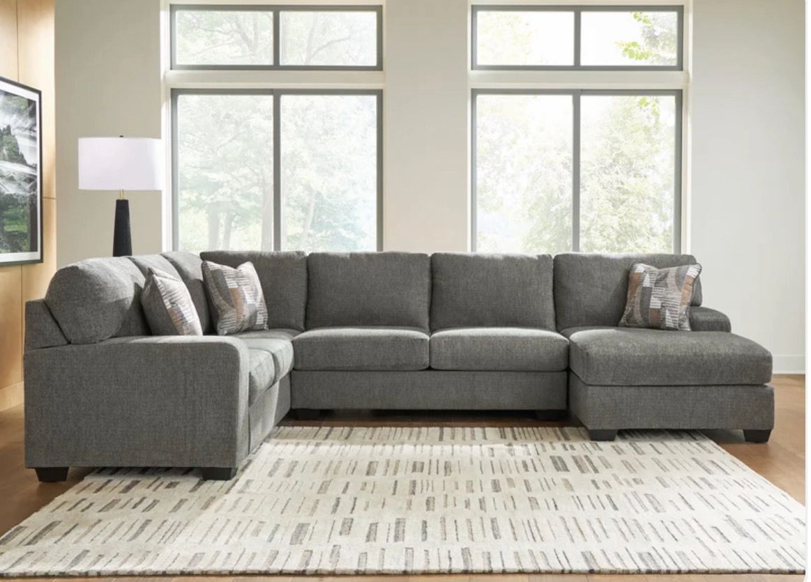 Clarington Greystone 3-Piece Sleeper Sectional with Right Chaise Clarington Greystone 3-Piece Sleeper Sectional with Right Chaise