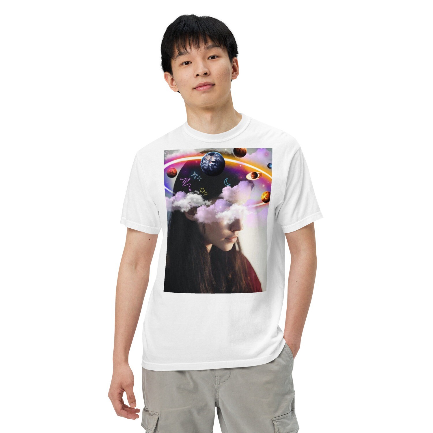 Unisex garment-dyed heavyweight t-shirt