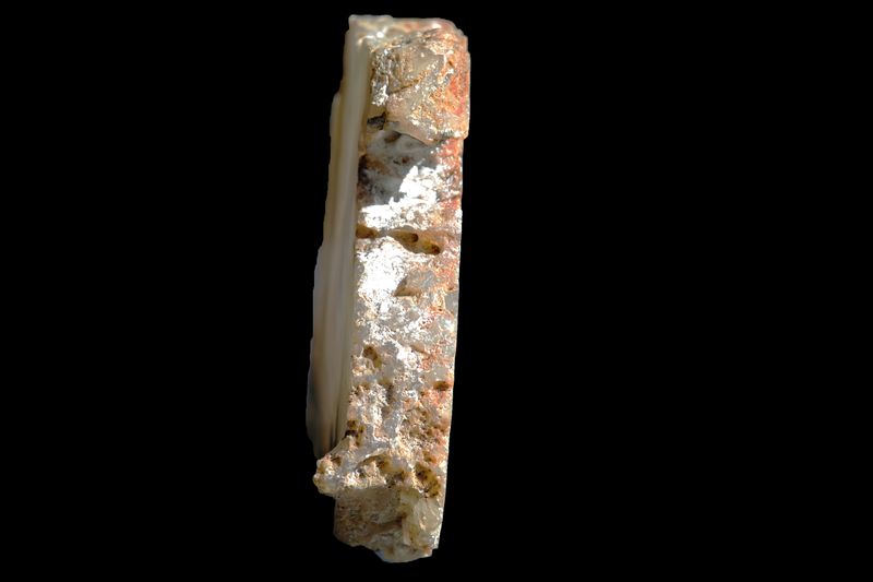 Moss Agate with light Fortification, Slice