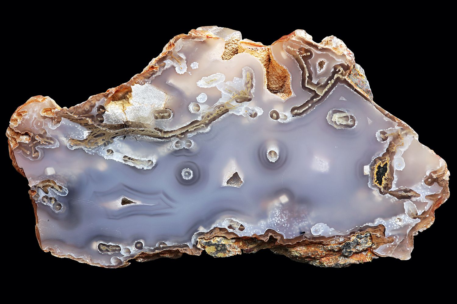 Tube Moss Agate, light fortification