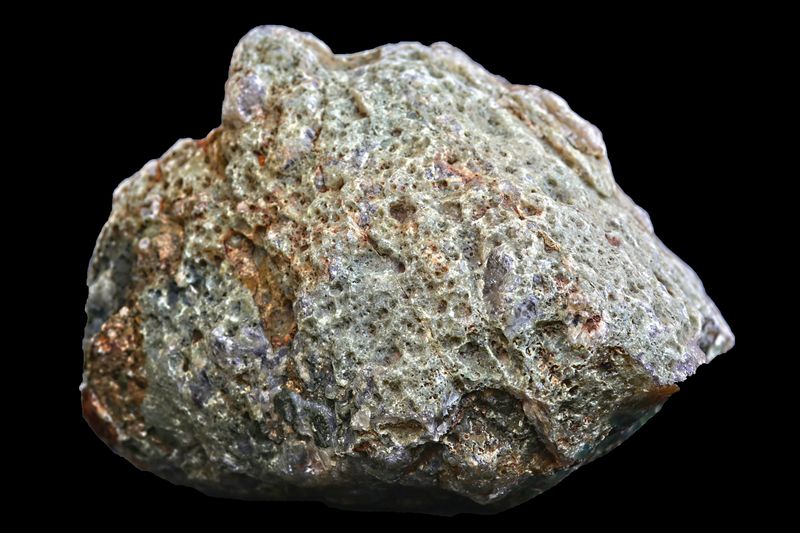 Unusual Moss Agate with plumes and mineral inclusions