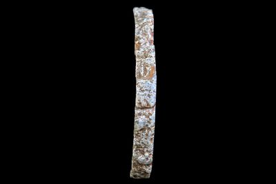 Large Moss Agate Slice, lightly fortified