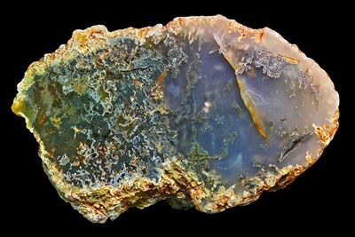 Moss Agate, light Fortification