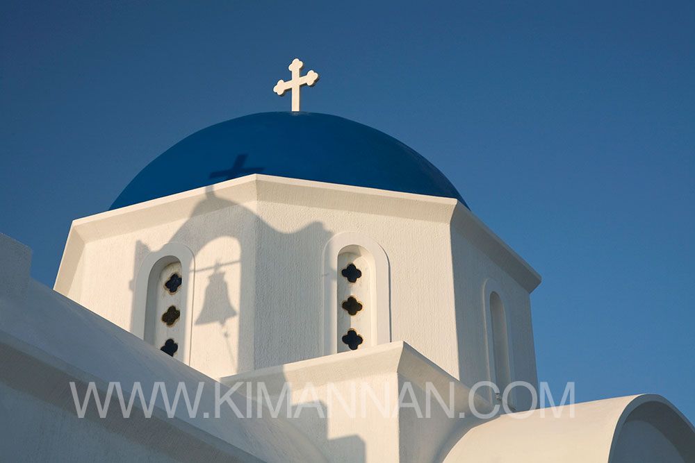 Paros Church Bell shadow