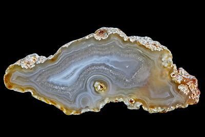 Fortification Agate, with white centre