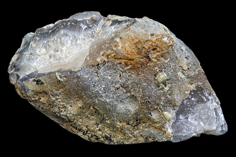 Fortification Agate Geode centre, water line banding