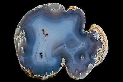 Ghost fortification Moss Agate with Dendrite centre