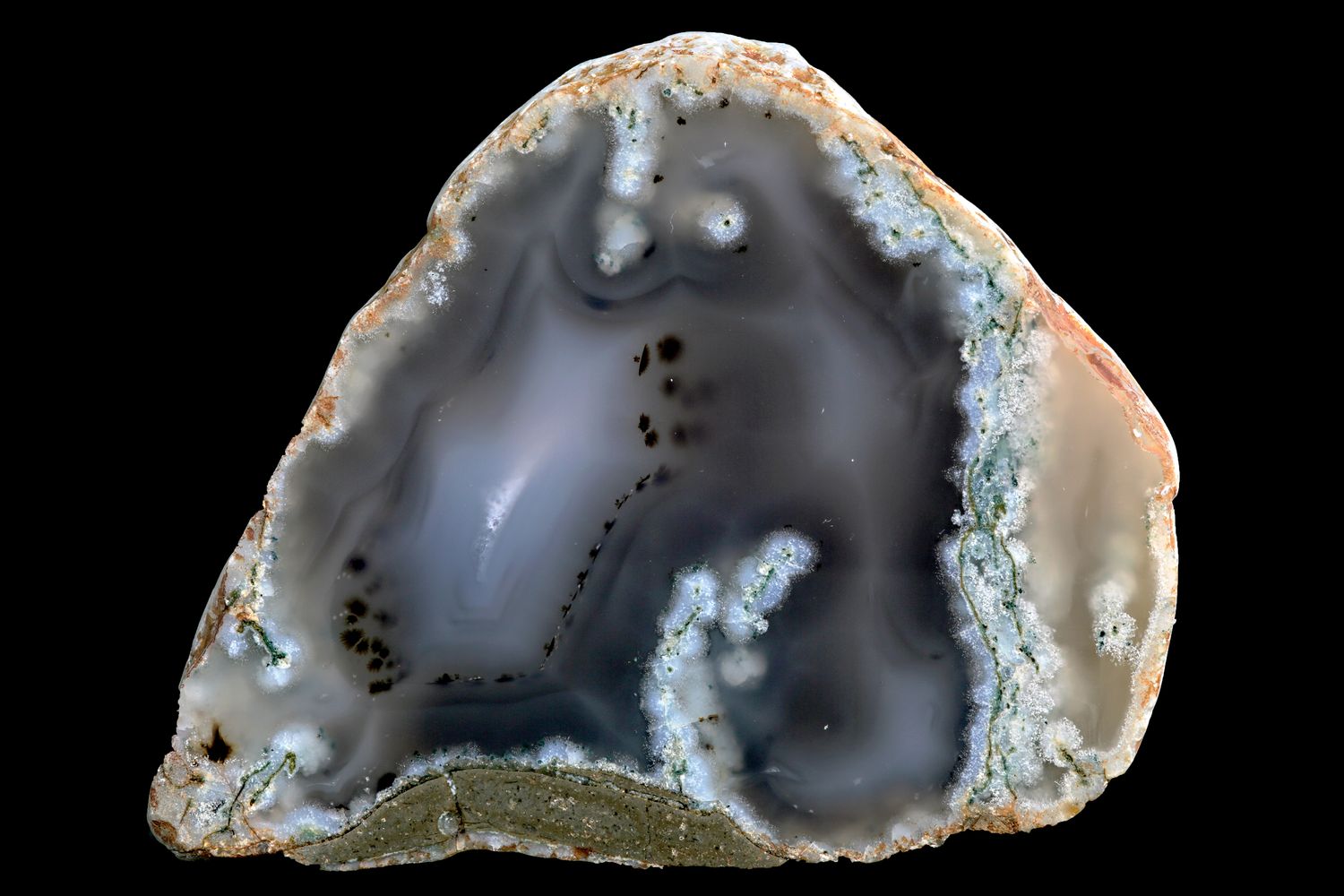 Dendritic Moss Agate with plumes and dendrites
