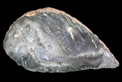 Moss Agate, crystal Quartz centre &amp; Agate floater