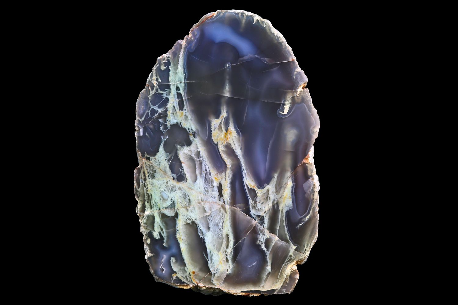 Plumy curtain moss Agate with dark agate centres (large 1.64kg)