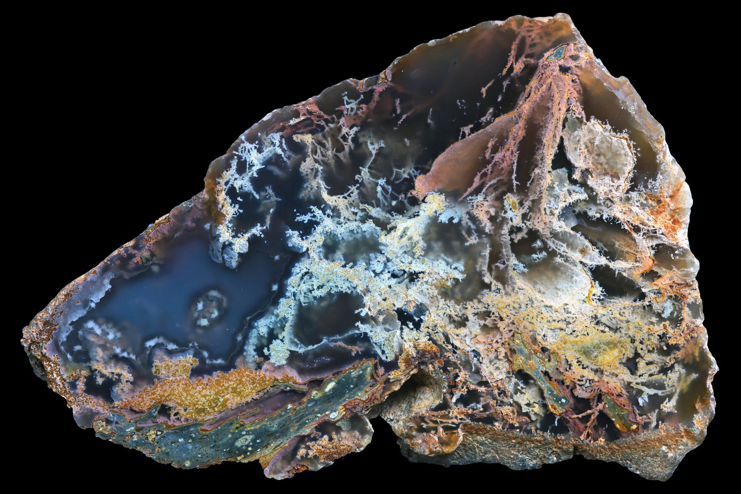 Multicoloured Moss Agate